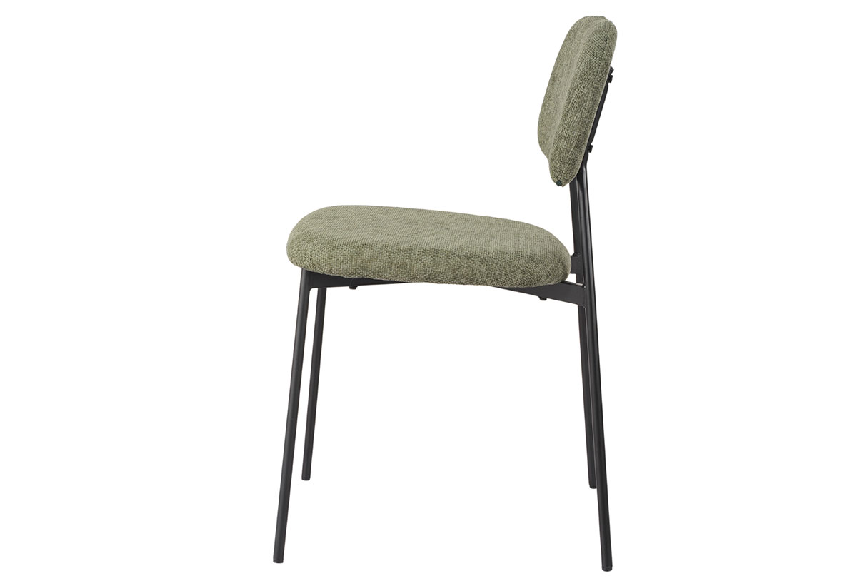 Η πλαϊνή όψη της καρέκλας